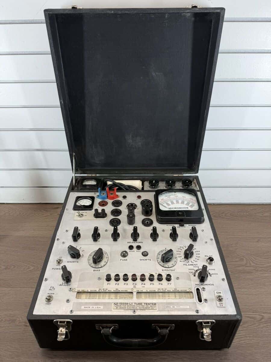 WESTERN ELECTRIC KS-15559-L1 VINTAGE TUBE TESTER - UNTESTED #WCP032706