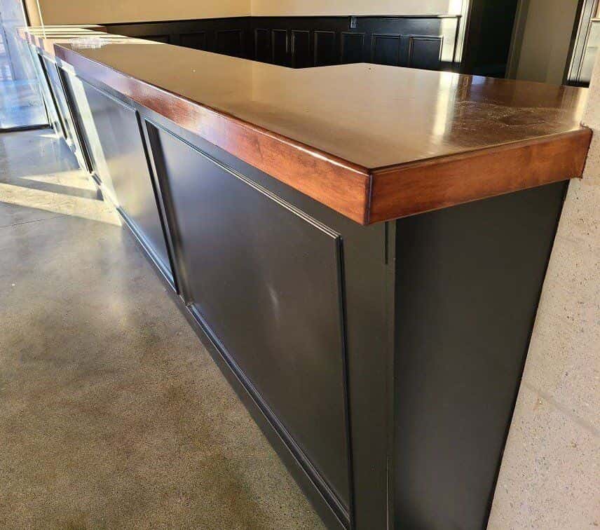 Magnificent wood countertop!!