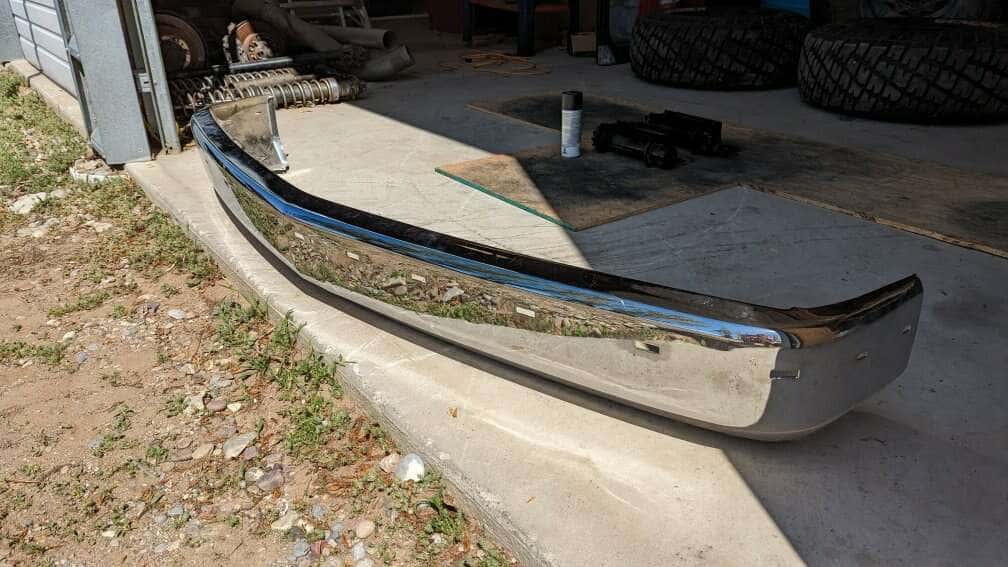 80s GM front truck bumper